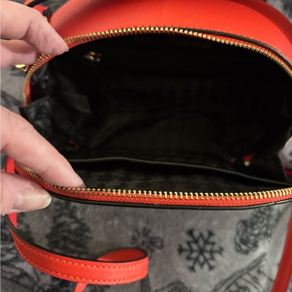 Karl Lagerfeld Red and Black Crossbody Bag - Picture 4 of 6